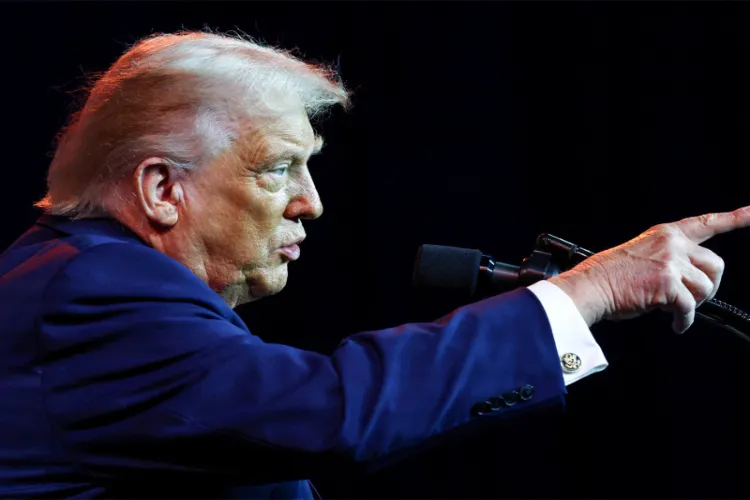 US President Donald Trump 