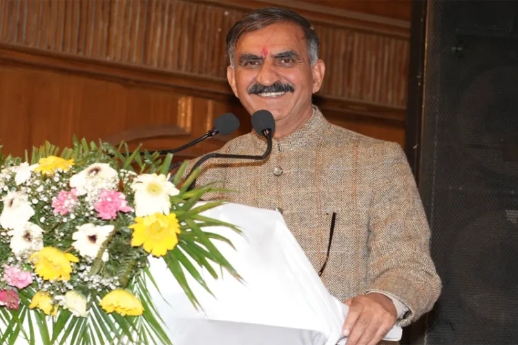 Himachal Pradesh Chief Minister Sukhvinder Singh Sukhu 