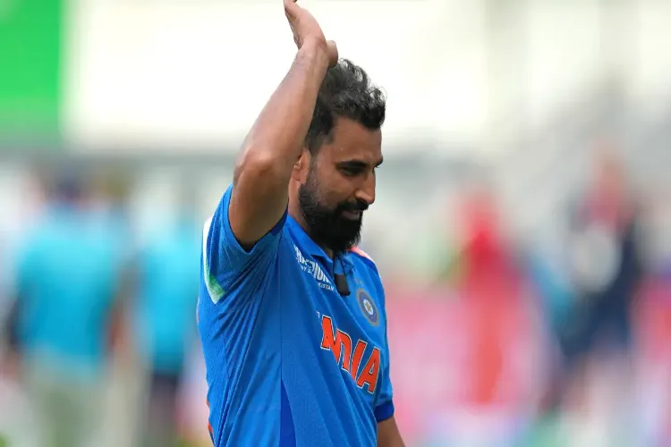 Indian pacer Mohammed Shami