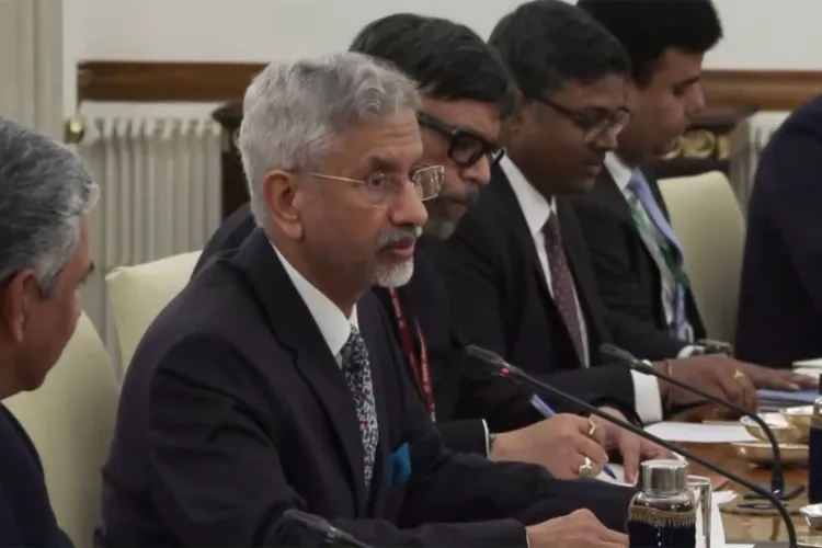 External Affairs Minister S Jaikshankar during meeting with FM  @jmalbares  of Spain