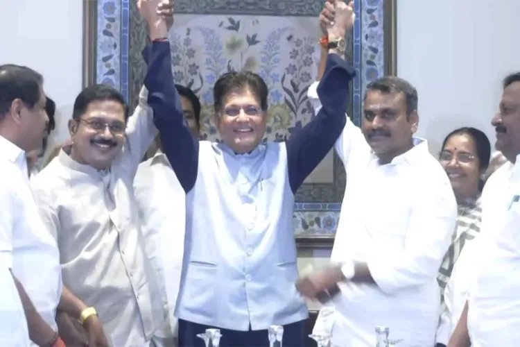 TTV Dhinakaran met BJP’s Piyush Goyal as AMMK rejoins NDA