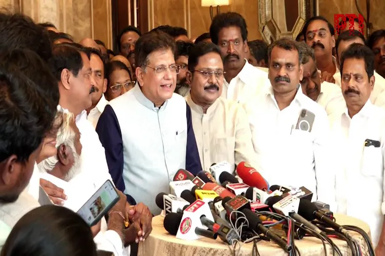 BJP Tamil Nadu election in-charge Piyush Goyal on Wednesday welcomed AMMK chief TTV Dhinakaran back into the NDA