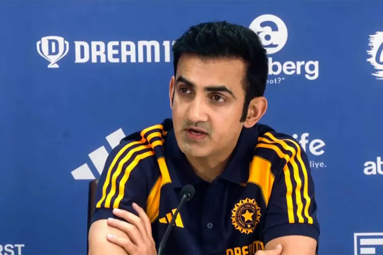 India coach Gautam Gambhir 