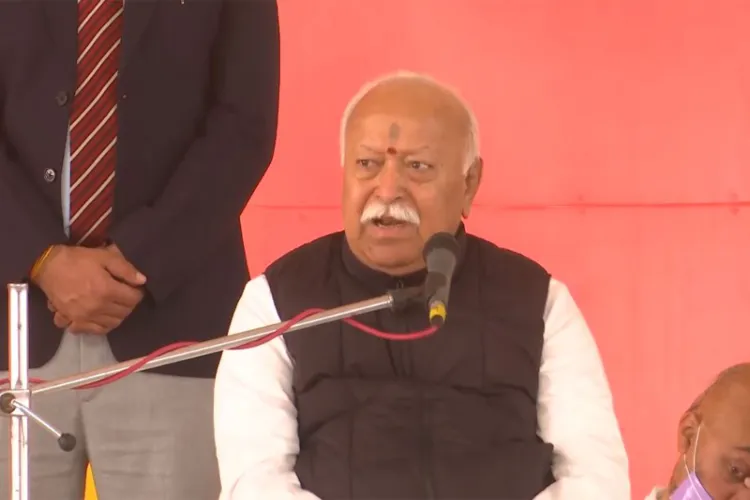 Rashtriya Swayamsevak Sangh (RSS) Chief Mohan Bhagwat 