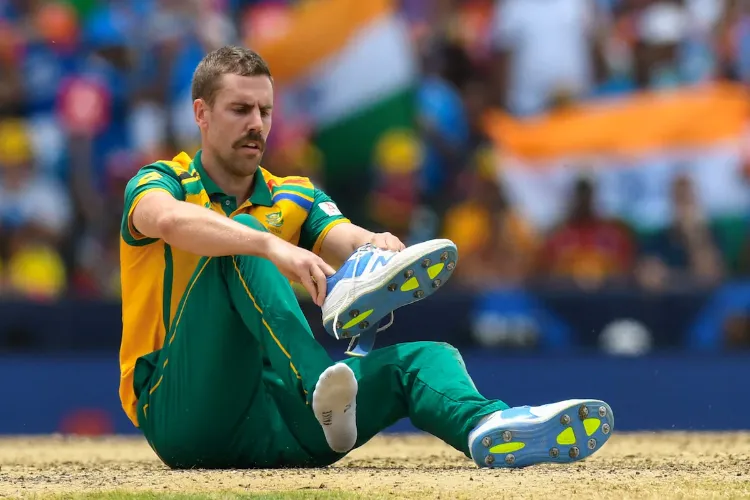 South Africa fast bowler Anrich Nortje