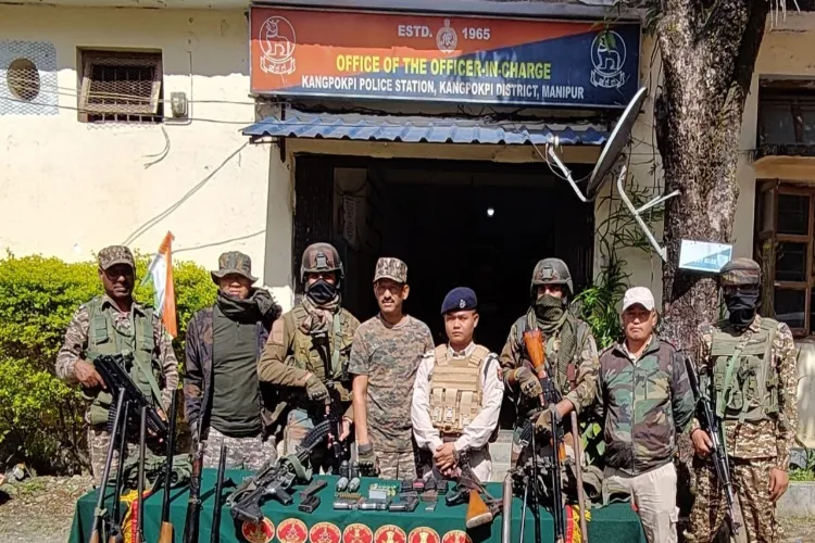Large cache of arms, ammunition seized in Manipur