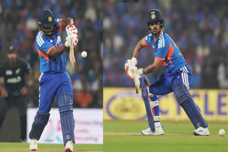 Indian Cricketer Ishan Kishan and Sanju Samson