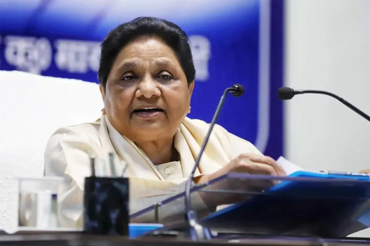 Former Uttar Pradesh chief minister and BSP supremo Mayawati 