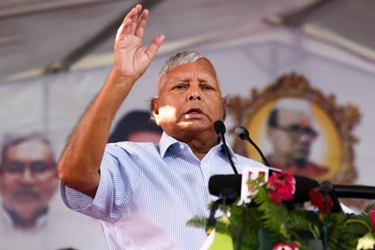 Rashtriya Janata Dal (RJD) supremo Lalu Prasad Yadav 