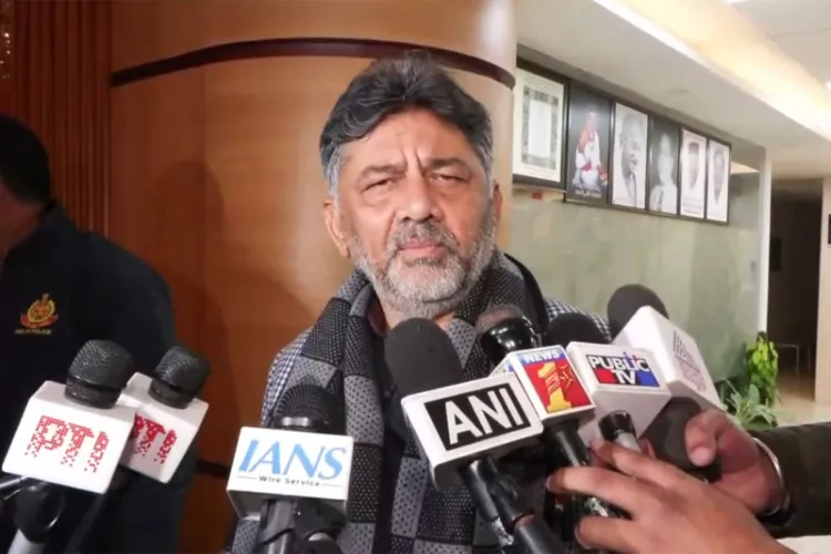 Karnataka Deputy Chief Minister DK Shivakumar in New Delhi