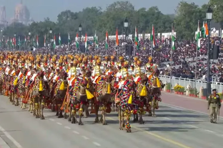 R-Day: CRPF, ITBP contingents march down Kartavya path during parade in Delhi