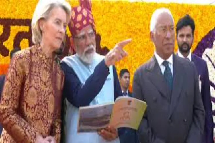 India’s 77th Republic Day parade lights up Kartavya Path with EU leaders as chief guests
