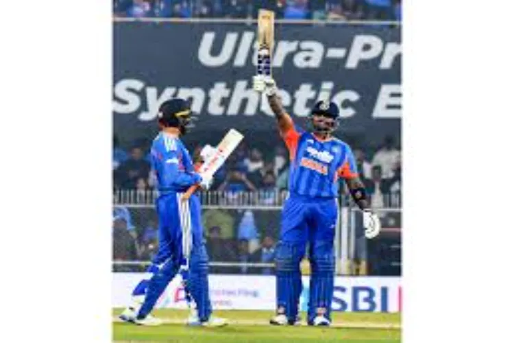 Indian Cricketer Abhishek Sharma and Surya Kumar Yadav