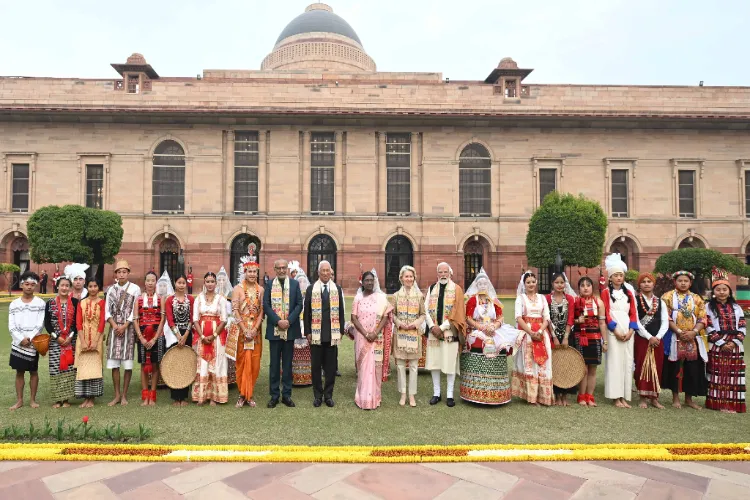 President Droupadi Murmu hosted ‘At Home’ reception on the occasion of the 77th Republic Day at Rashtrapati Bhavan