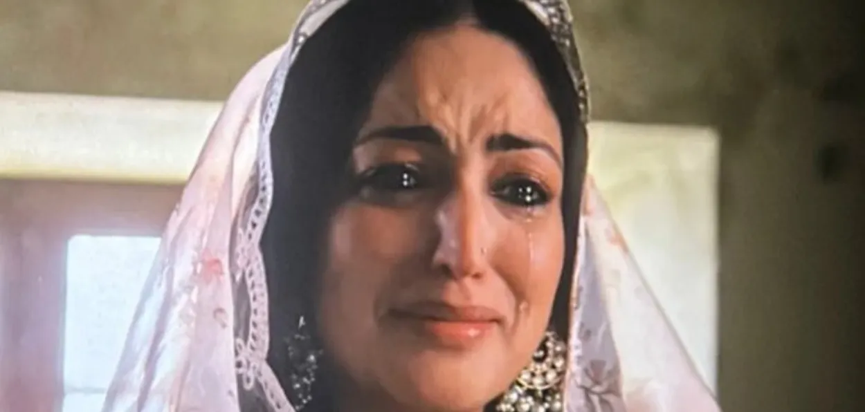 Yami Gautam who plays the lead role in Haq in a scene from the movie