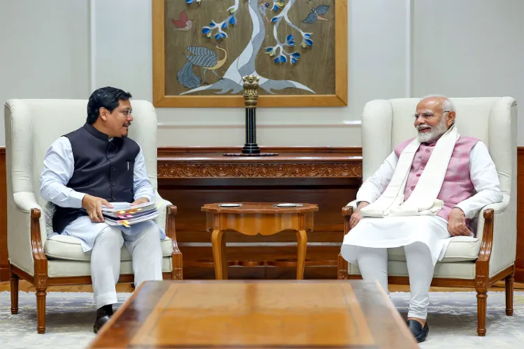Prime Minister Narendra Modi congratulated Meghalaya's Chief Minister Conrad K Sangma on his birthday