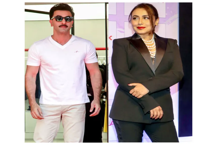 Bollywood Actor Ranbir Kapoor an Rani Mukharjee