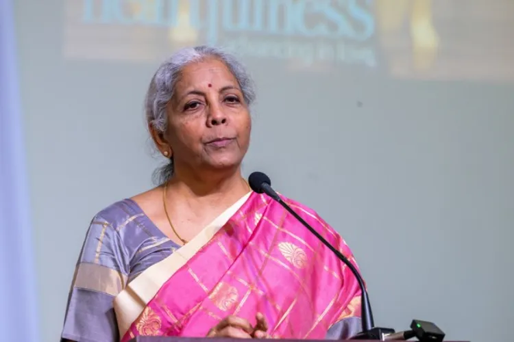 Finance Minister Nirmala Sitharaman