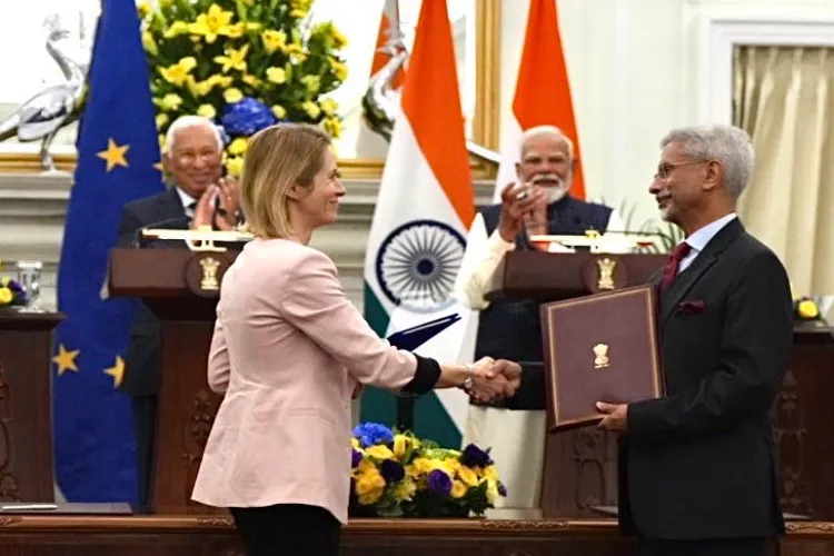 India-EU ink security and defence partnership