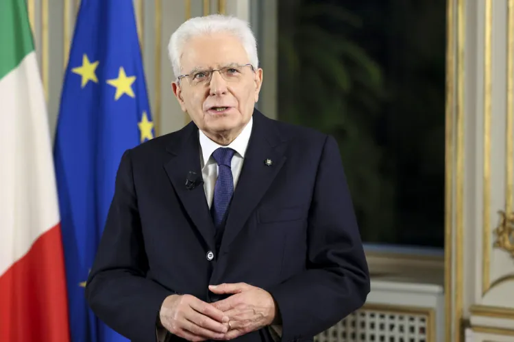 Italian President Sergio Mattarella