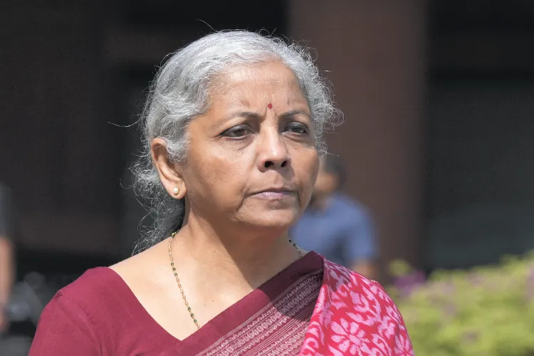 Finance Minister Nirmala Sitharaman