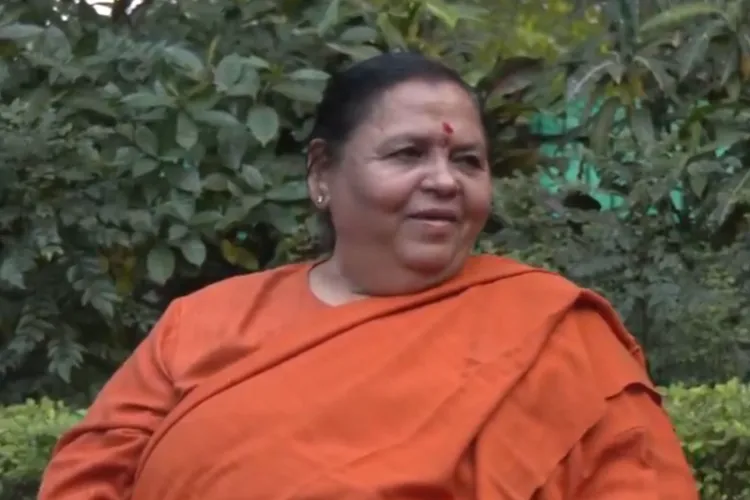 Former Madhya Pradesh Chief Minister and Bharatiya Janata Party (BJP) leader Uma Bharti