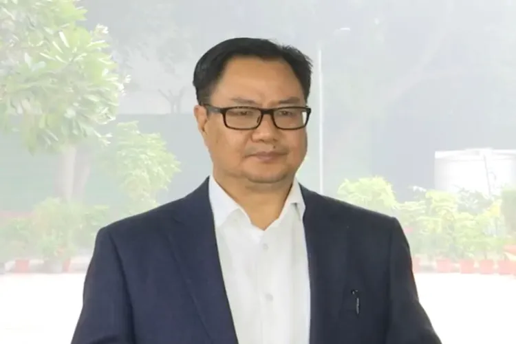 Parliamentary Affairs Minister Kiren Rijiju