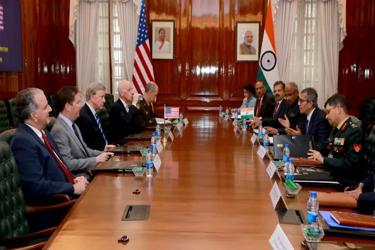 Chairman of the House Armed Services Committee (HASC) Mike Rogers, along with US Ambassador to India Sergio Gor, held discussions with Defence Secretary Rajesh Kumar Singh