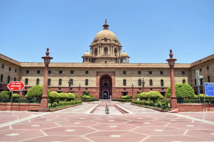 North Block Building in New Delhi