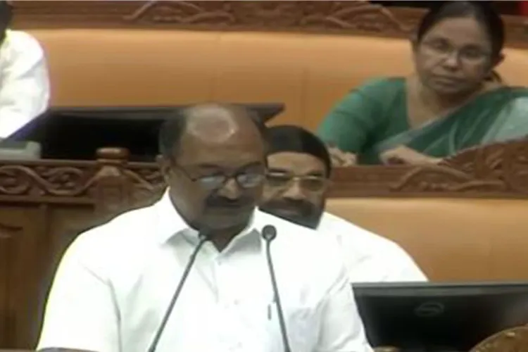 Finance Minister KN Balagopal Presenting the Kerala Budget 2026 in the State Assembly