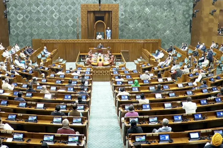 Visuals from Lok Sabha