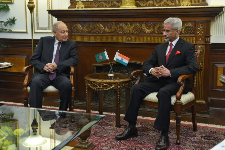 External Affairs Minister Dr S Jaishankar met with Secretary General, League of Arab States, Ahmed Aboul Gheit 