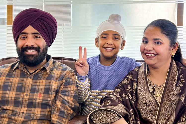 Vanshpreet Singh and his wife Anmol Kaur