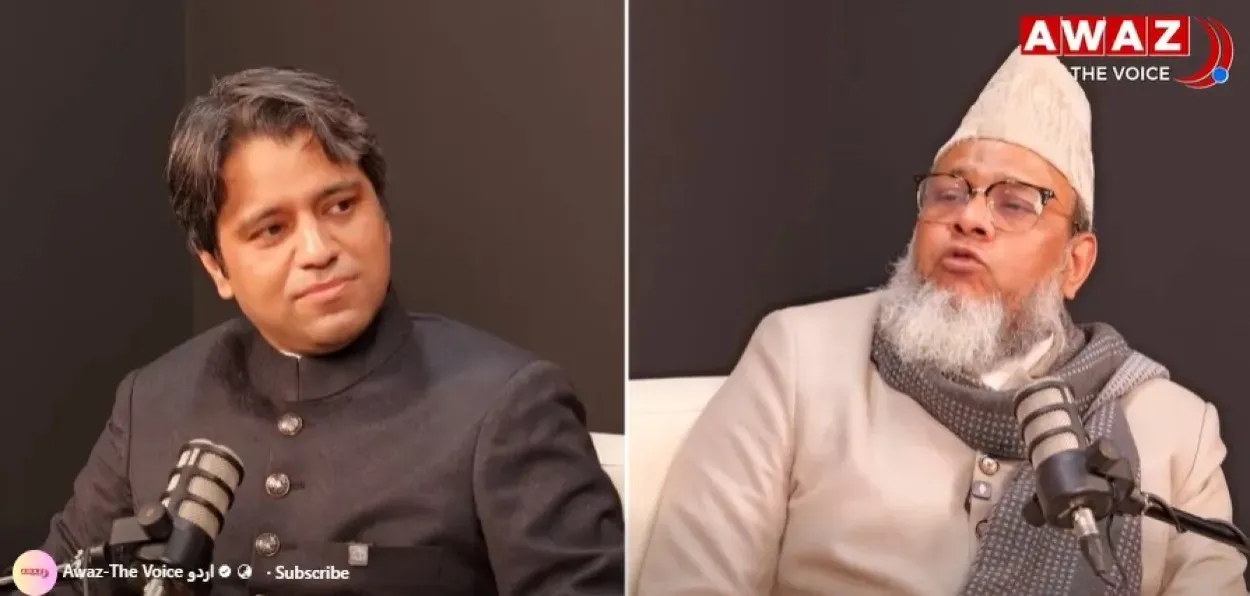 Saquib Salim and Mufti Afroz Alam Qasmi 