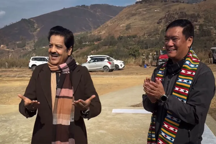 Udit Narayan and Arunachal Pradesh Chief Minister Pema Khandu