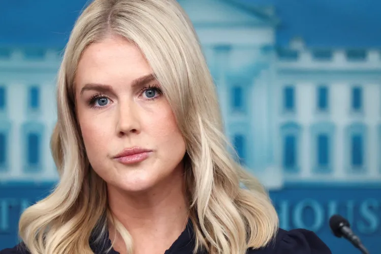 US White House Press Secretary Karoline Leavitt