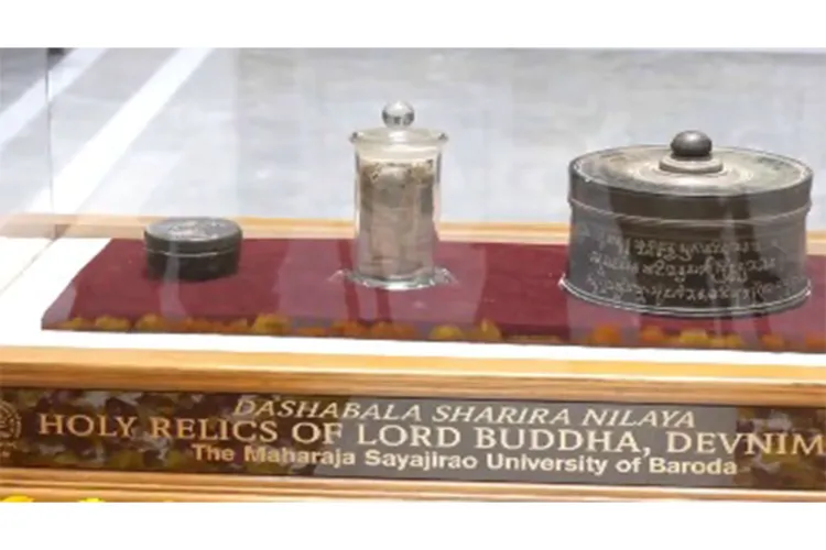 Image of sacred Devnimori relics of Lord Buddha.
