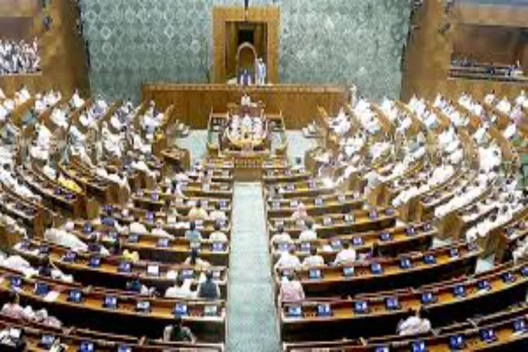 Visuals from Lok Sabha
