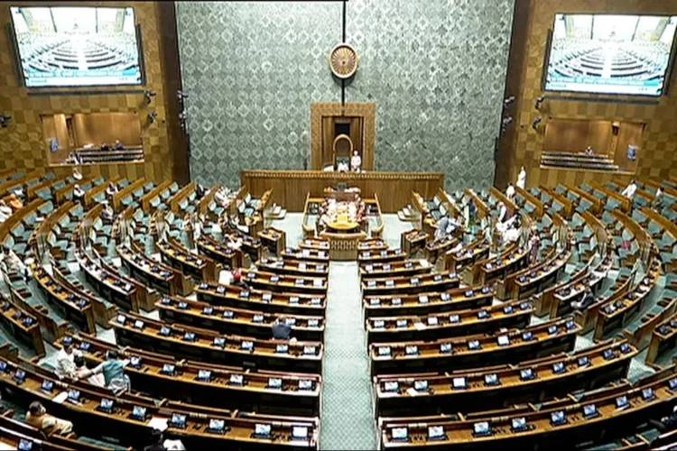 Visuals from Lok Sabha