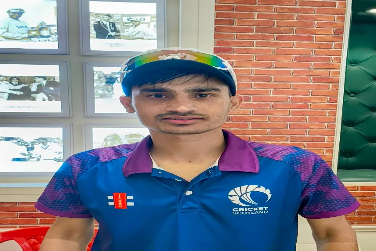 Scotland's Zainullah Ihsan, Brad Currie and others during a training session ahead of the ICC Men's T20 World Cup 2026 cricket match against West Indies