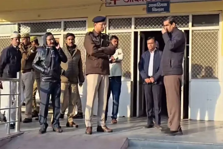 Visual from outside hospital