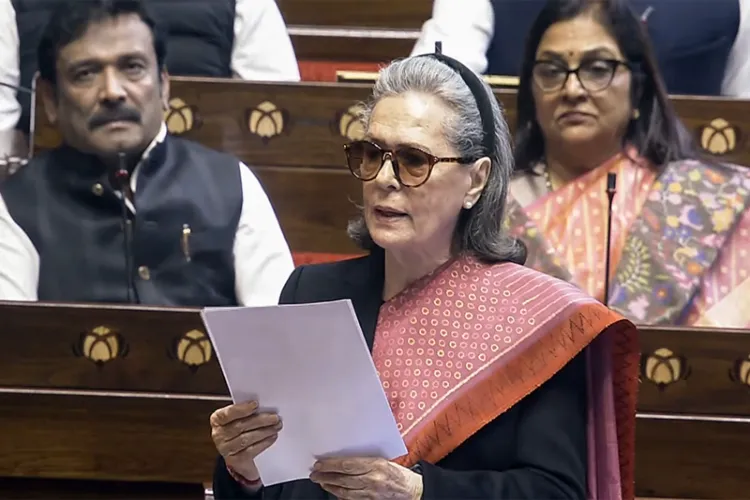 Congress Parliamentary Party Chairperson Sonia Gandhi