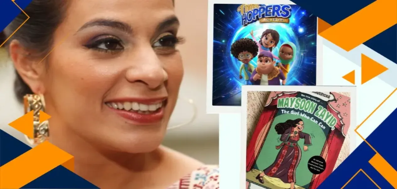 Florideliza Derit and the post of the movie Time Hoppers - The Silk Route