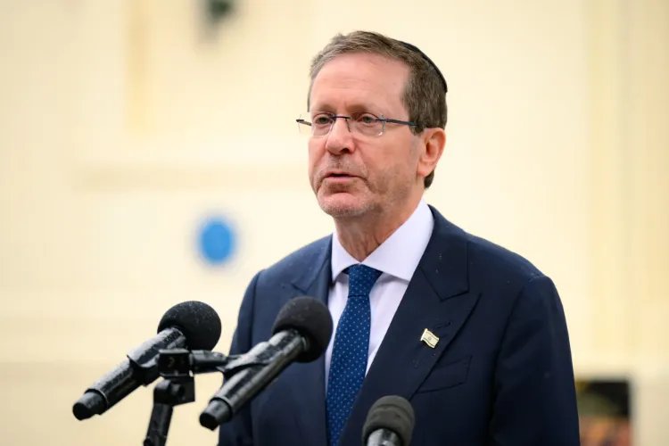 Israeli President Isaac Herzog 