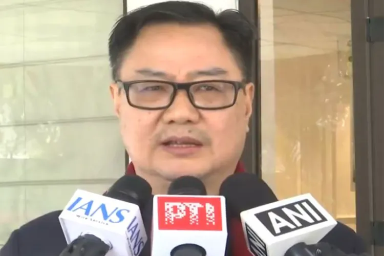 Union Parliamentary Affairs Minister Kiren Rijiju 