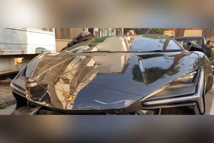 FIR registered after Lamborghini accident injures five in Kanpur