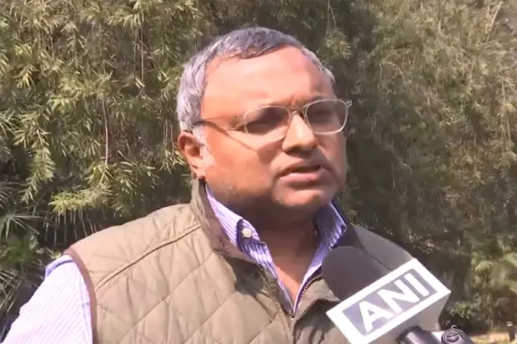 Congress MP Karti Chidambaram 