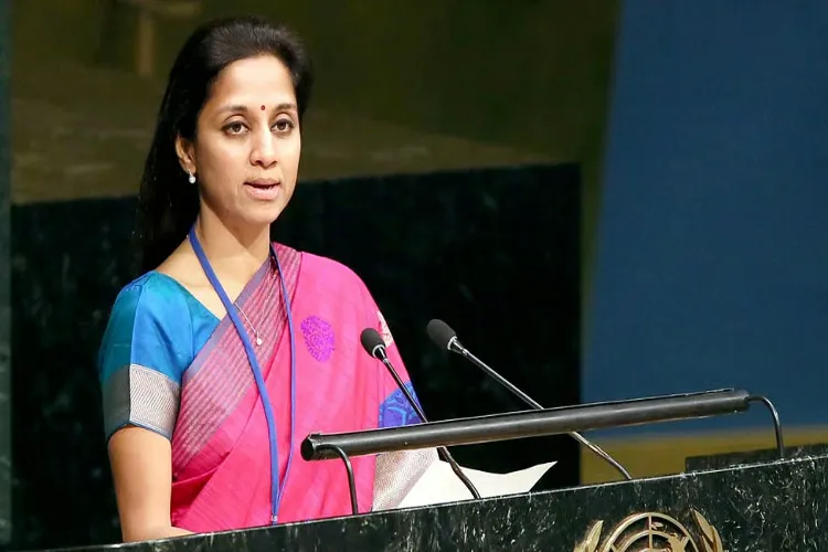 NCP (SP) working president Supriya Sule