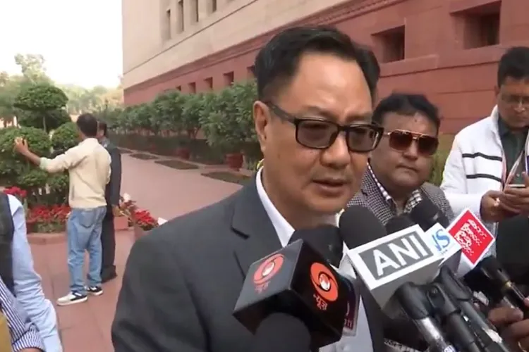 Union Parliamentary Affairs Minister Kiren Rijiju