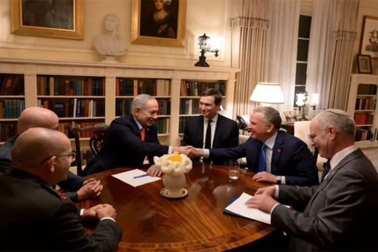 Israel’s Prime Minister Benjamin Netanyahu has had a meeting with two special US envoys Steve Witkoff and Jared Kushner.